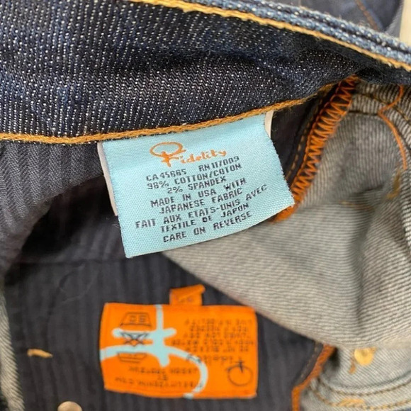 Fidelity Denim - Y2K Texas Rose Slim Jeans - Picture 5 of 6